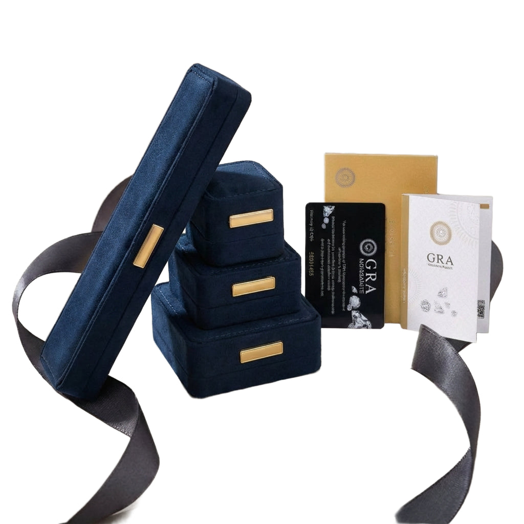 Round green moissanite stud earrings in sterling silver halo settings with brilliant sparkle on white background.