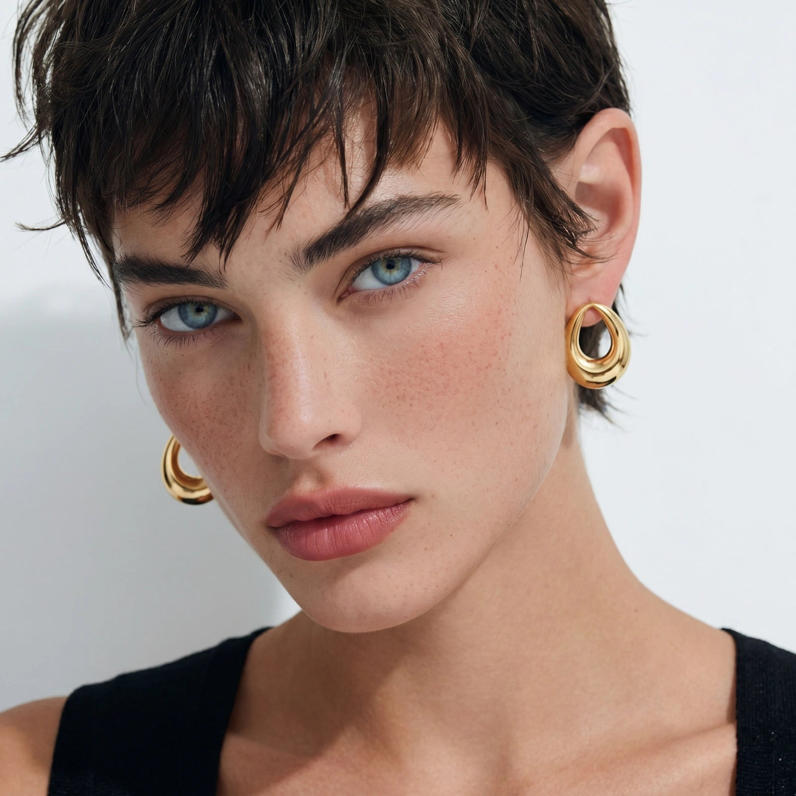 Boucles d'oreilles Golden Loop