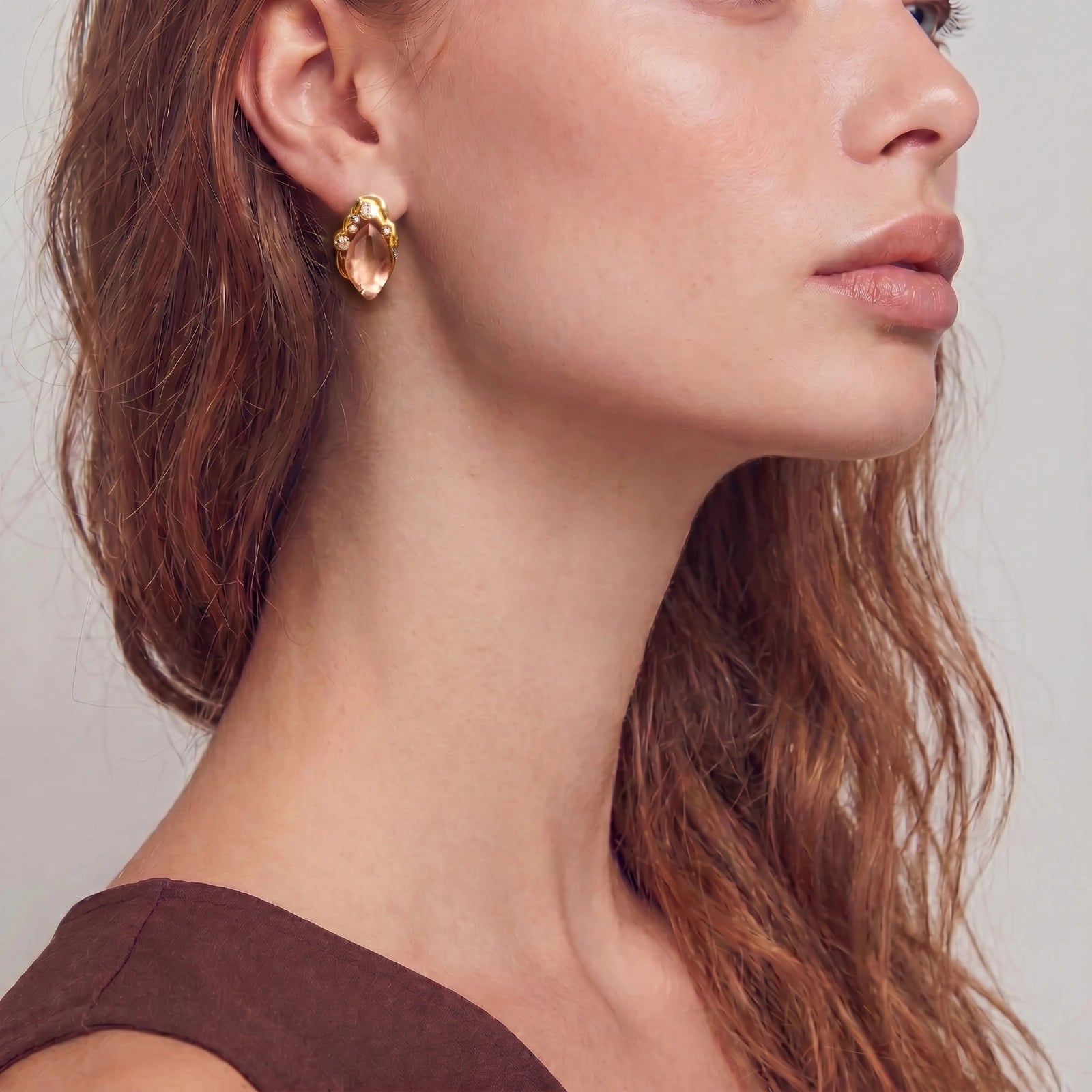 Boucles d'oreilles baroques Coral Dreams
