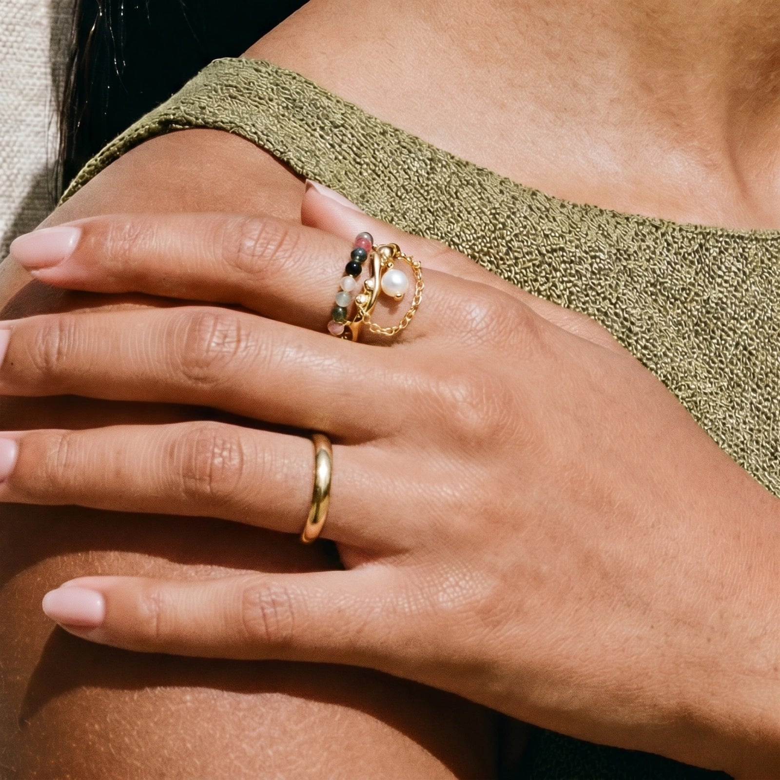 Bague chaîne Aurora