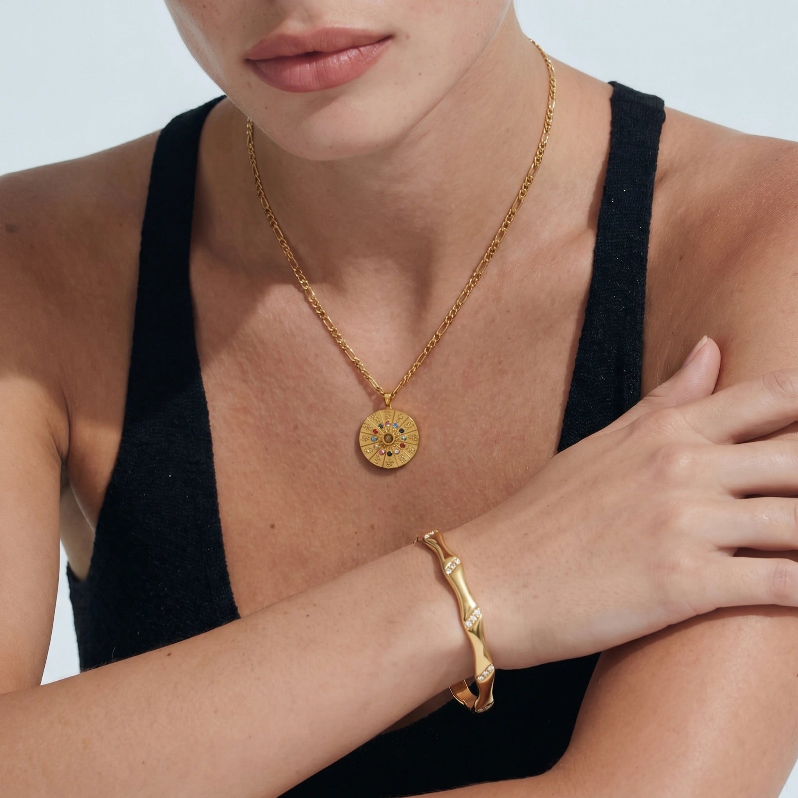 Collier roue du Zodiaque